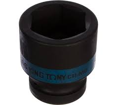 Khẩu tuýp 1" Kingtony 853546M - 46mm, 6 cạnh, Đen, Dài 75mm