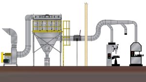 Máy hút bụi công nghiệp: Hướng dẫn chọn đúng loại xách tay, xe đẩy hay hệ thống cố định cho nhà xưởng 4 Hệ thống hút bụi công nghiệp