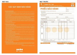 Mẫu phiếu bảo hành cho thiết bị công nghiệp cần có 