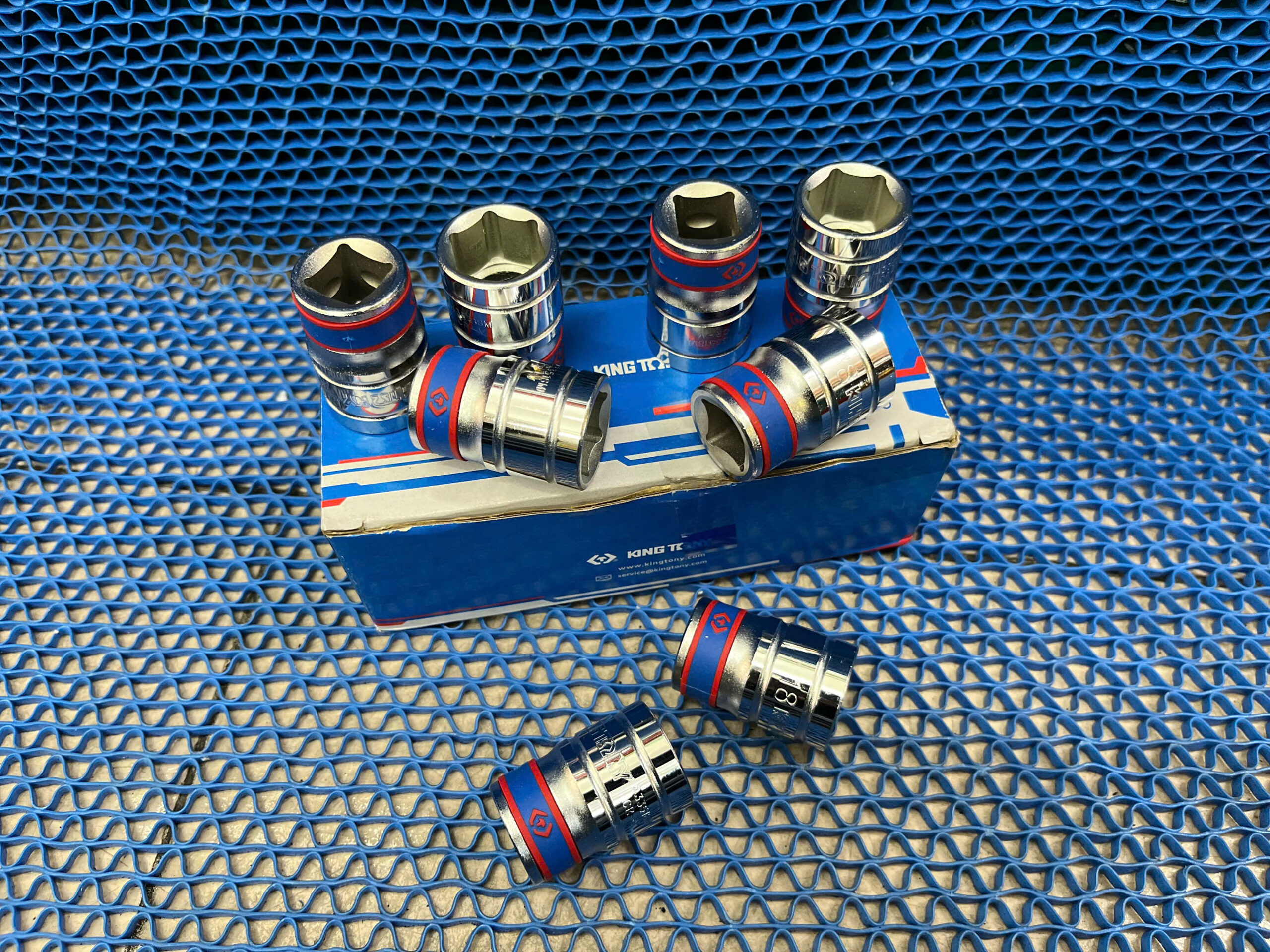 18mm Đầu tuýp ngắn 6 góc 1/2" Kingtony 433518MR