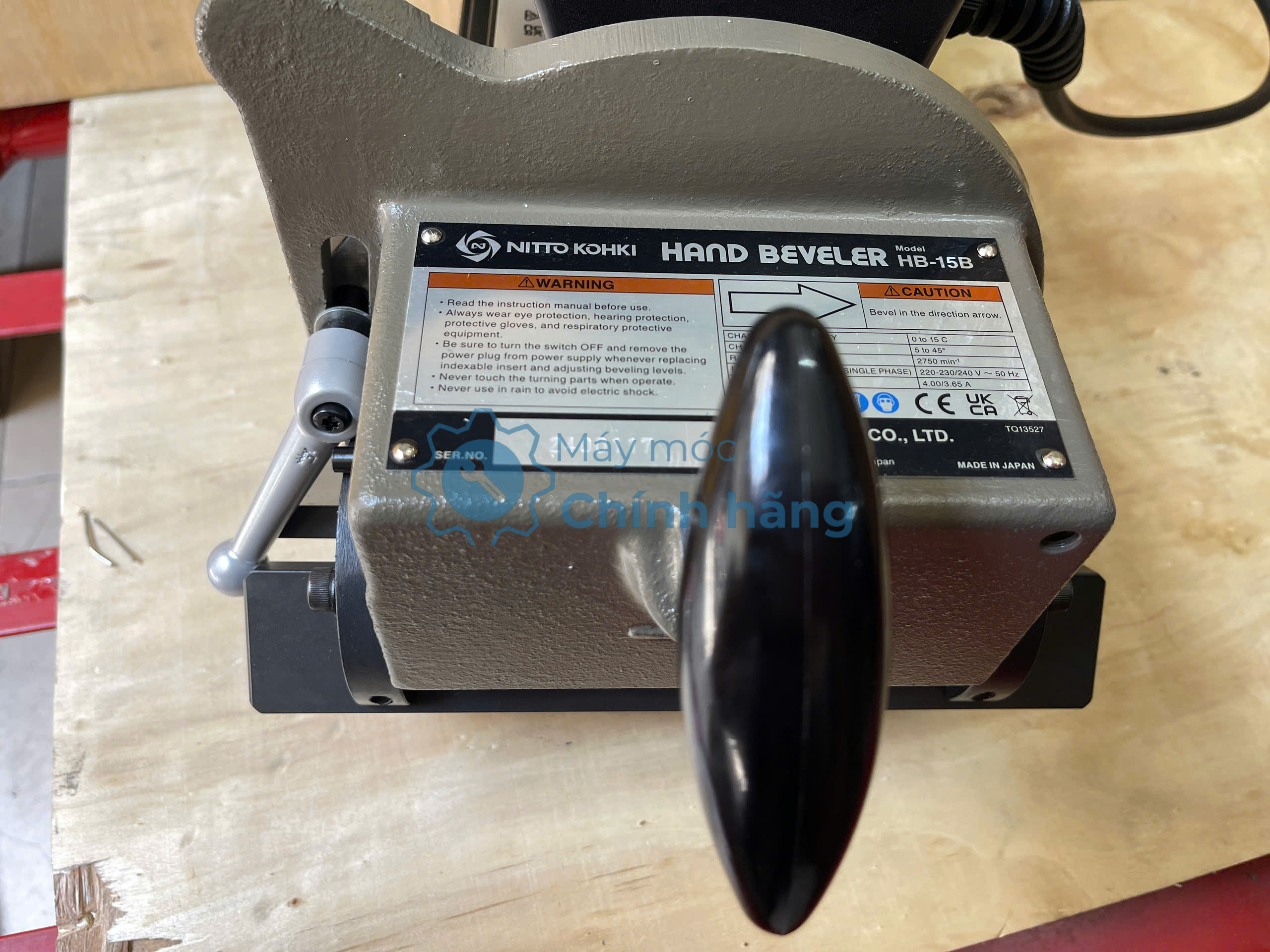 Máy vát mép kim loại Nitto Kohki HB-15B 14 Phụ kiện máy vát mép HB-15B