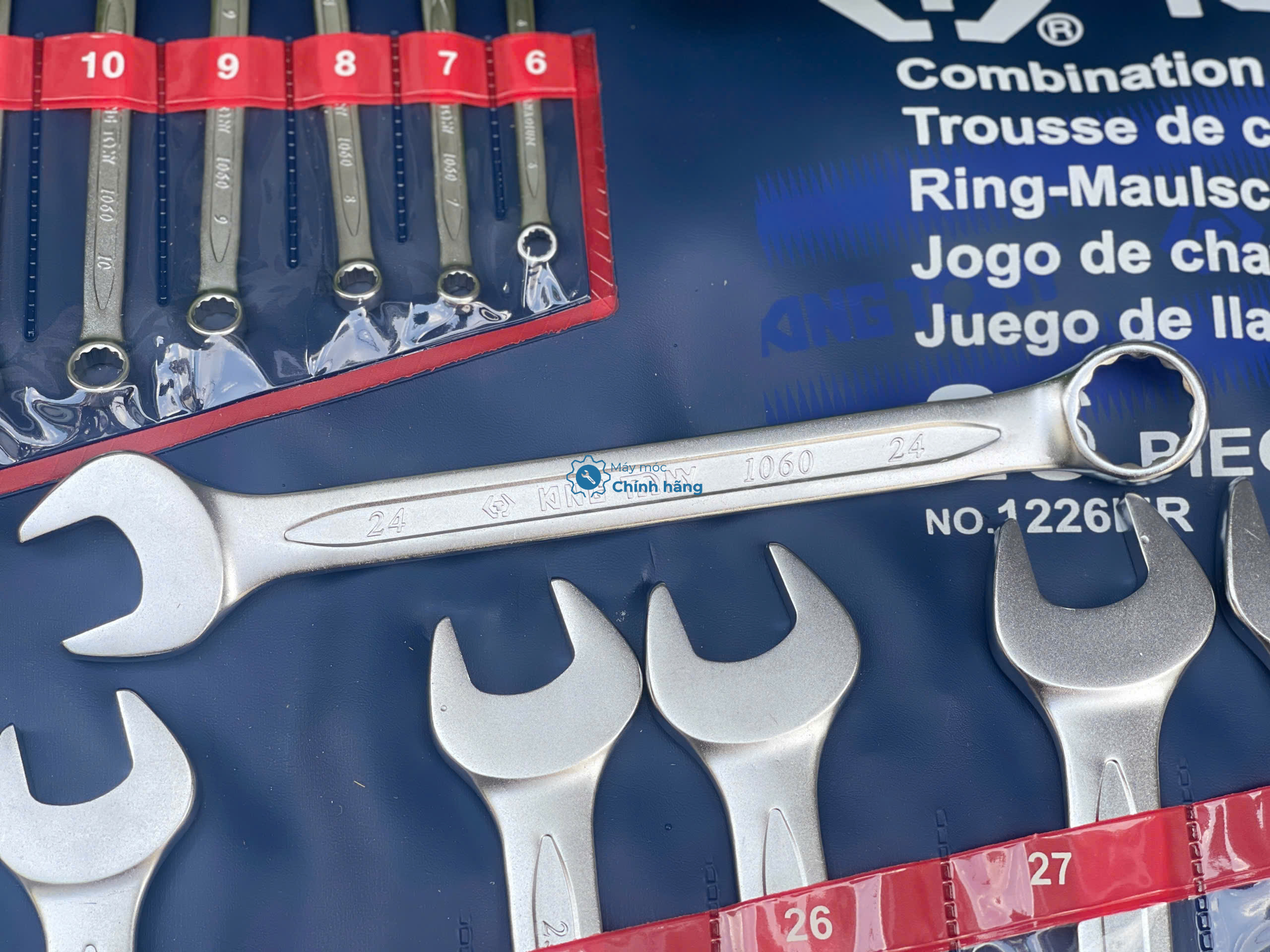 Bộ vòng miệng 26 cái hệ mét Kingtony 1226MR 6 - 32mm 19 Hình ảnh thực tế bộ cờ lê KingTony 1226MR