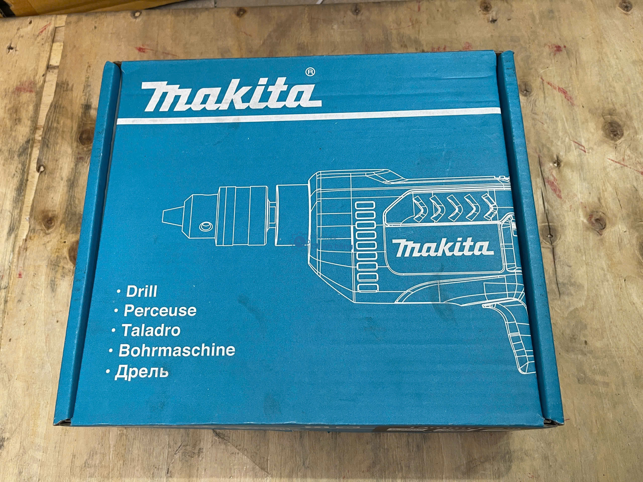 Máy khoan 630W Makita DP4020 13 Hộp đóng gói máy khoan Makita DP4020