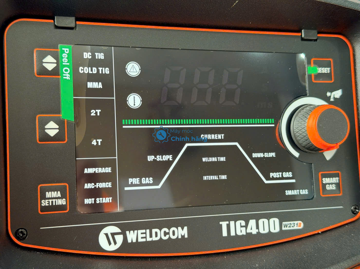 Máy Hàn TIG Jasic TIG 400 W231 JET20 Chính Hãng – Giá Tốt Nhất 14 Bảng điều khiển digital máy hàn Jasic TIG 400 W231