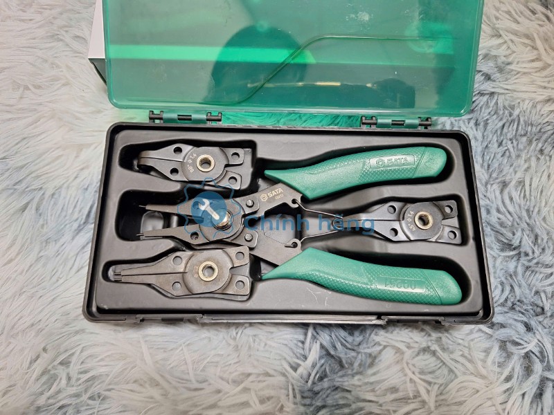 Bộ Kìm Mở Phe 5 Chi Tiết SATA 09251 Chính Hãng 4 Bộ kìm tháo vòng hãm SATA 09251 dùng cho sửa chữa cơ khí