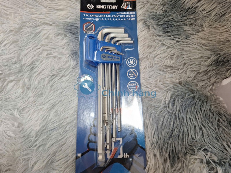 Bộ lục giác đầu bi Kingtony P4020109MR dùng cho cơ khí và bảo trì