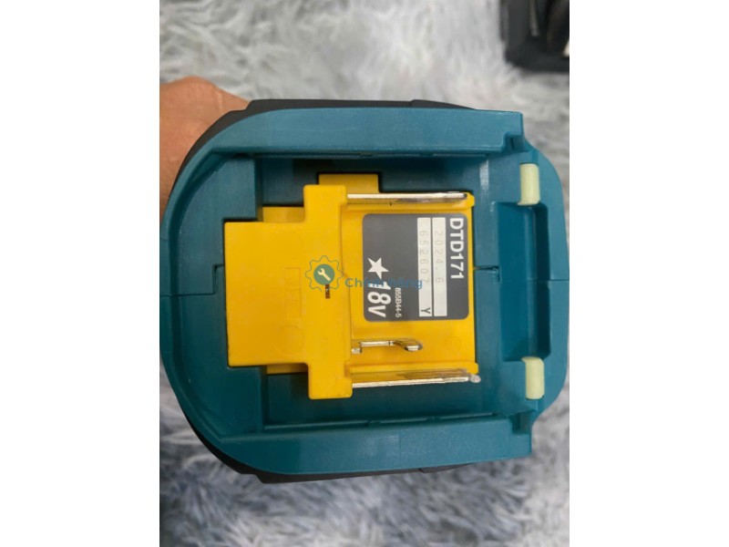 Máy Vặn Vít Makita DTD171 Chính Hãng 18V – Không Chổi Than, Lực Siết Mạnh 21 chân pin Makita DTD171 hệ 18V LXT
