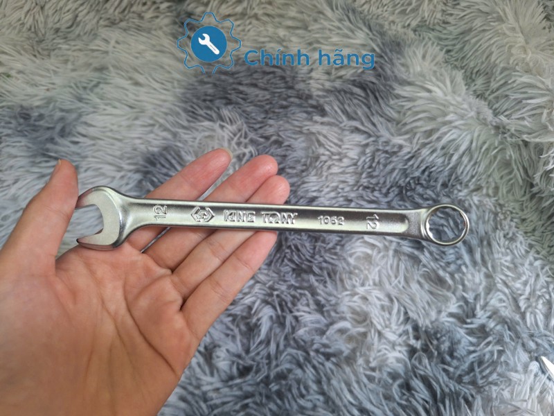 Cờ lê vòng miệng Kingtony 1062-12 bằng thép Cr-V mạ chrome Cờ lê vòng miệng Kingtony 1062-12 bằng thép Cr-V mạ chrome