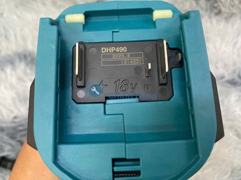 Máy Khoan Động Lực Dùng Pin 18V Makita DHP490 Chính Hãng 22 đế gắn pin 18V LXT Makita DHP490