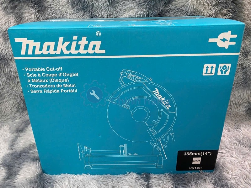 Máy Cắt Sắt Makita LW1401 2200W Chính Hãng – Cắt Thép Hộp, Sắt Hiệu Quả 40 Hộp đựng máy cắt sắt Makita LW1401 chính hãng