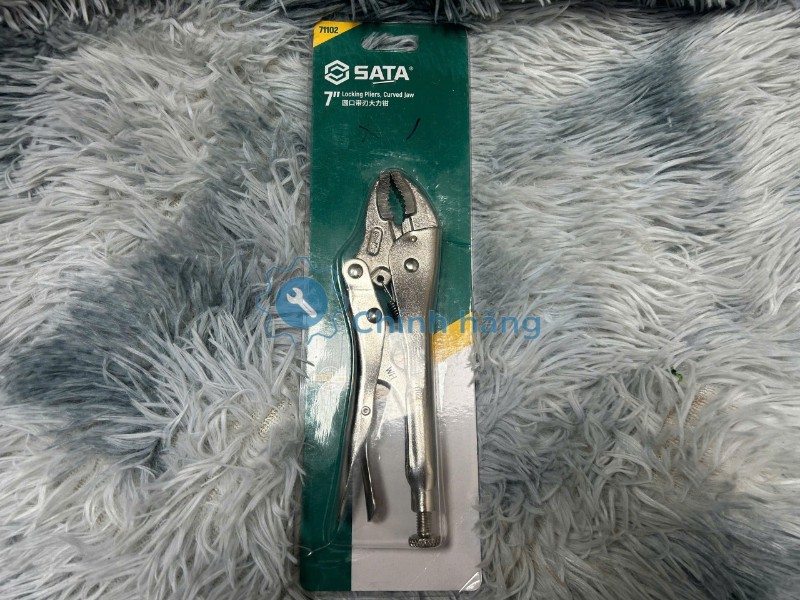 Kìm khóa hàm cong SATA 71102 dùng cho cơ khí và bảo trì