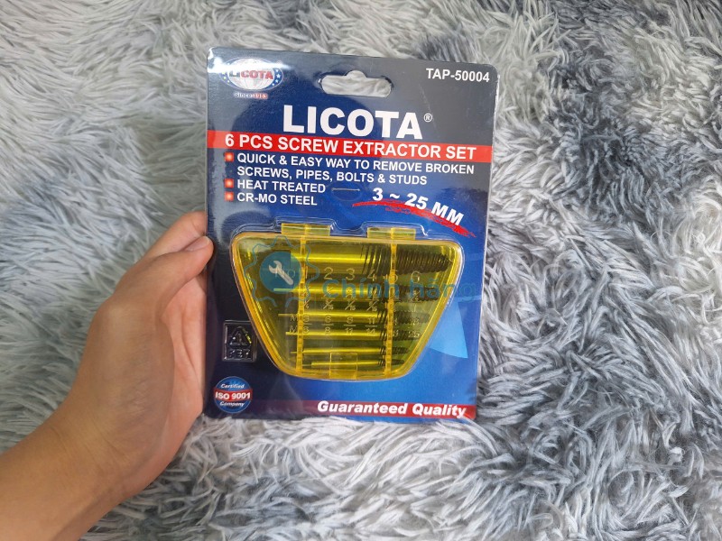 Bộ Mũi Tháo Bu Lông Ốc Gãy Licota TAP-50004