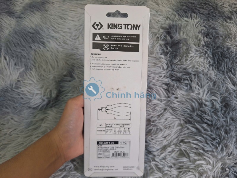 Kềm Cắt Cáp Kingtony 6211-06 6-1/2 Inch Chính Hãng 3 Model Kingtony 6211-06 trên kìm cắt chéo chính hãng