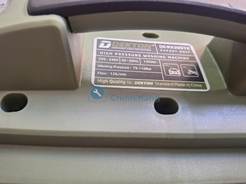 Alternative view of Máy Rửa Xe Dekton DK-RX3001X Chính Hãng 1350W