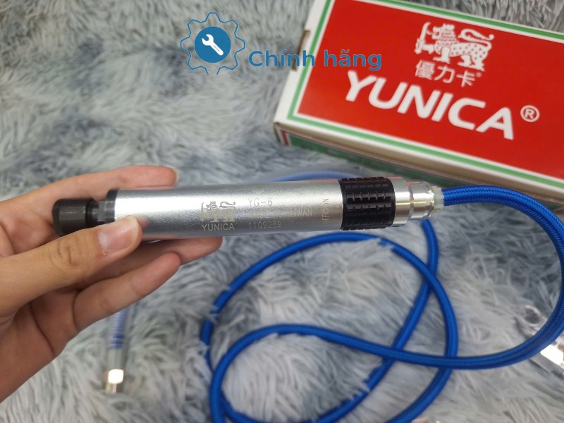 Thân máy mài hơi Yunica YG-6 nhỏ gọn trọng lượng 350g