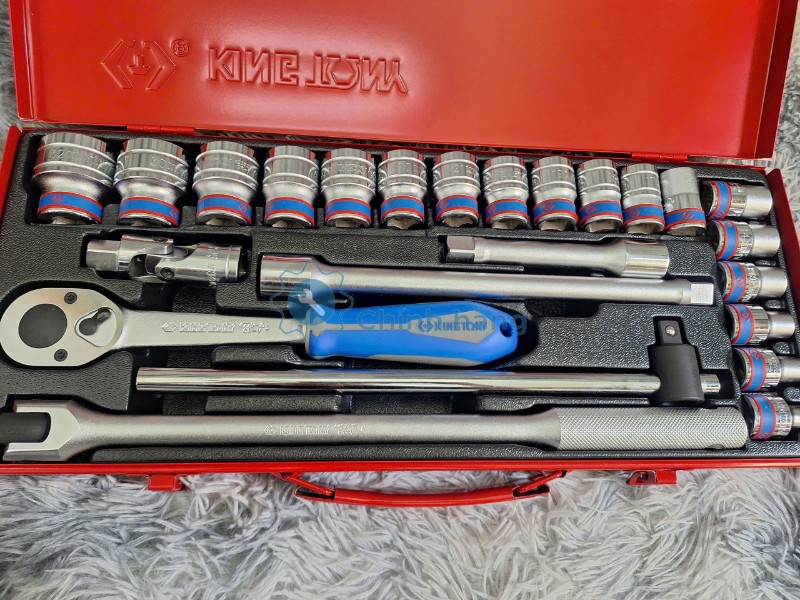 Bộ Tuýp 24 Chi Tiết Kingtony 4526MR03 1/2 Inch 2 Trọn bộ tuýp 24 chi tiết hệ mét Kingtony 4526MR03 chính hãng