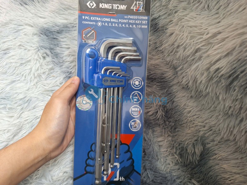 Bộ lục giác bi 9 chi tiết Kingtony P4020109MR chính hãng