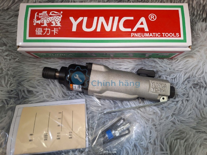 Trọn bộ máy vặn vít dùng hơi Yunica YD-8H chính hãng và phụ kiện đầu nối