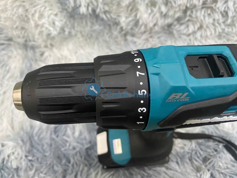 Máy Khoan Động Lực Dùng Pin 18V Makita DHP490 Chính Hãng 19 vòng chỉnh lực siết Makita DHP490