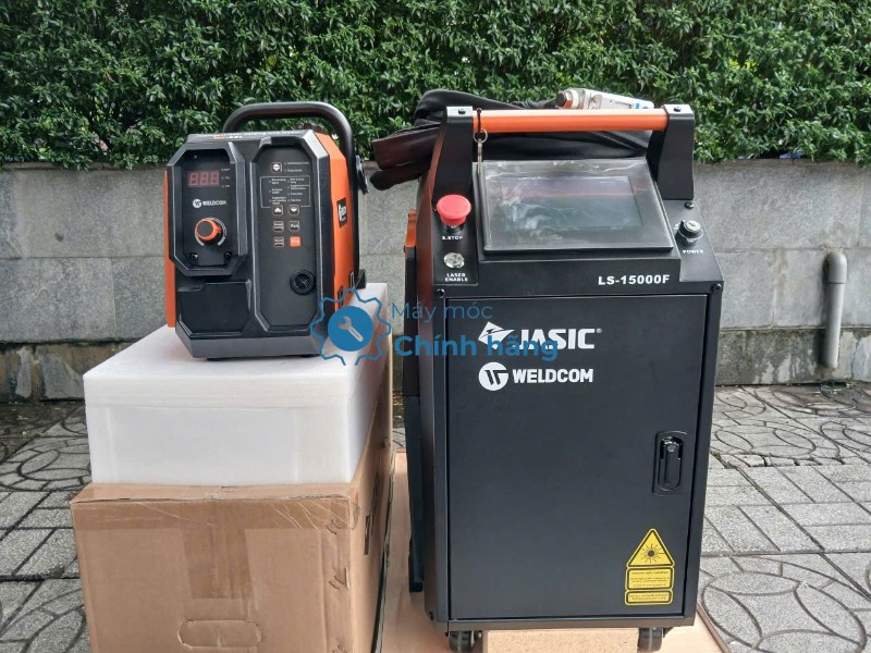 may han laser fiber jasic ls 15000 dot pha nang suat cho xuong co khi 450